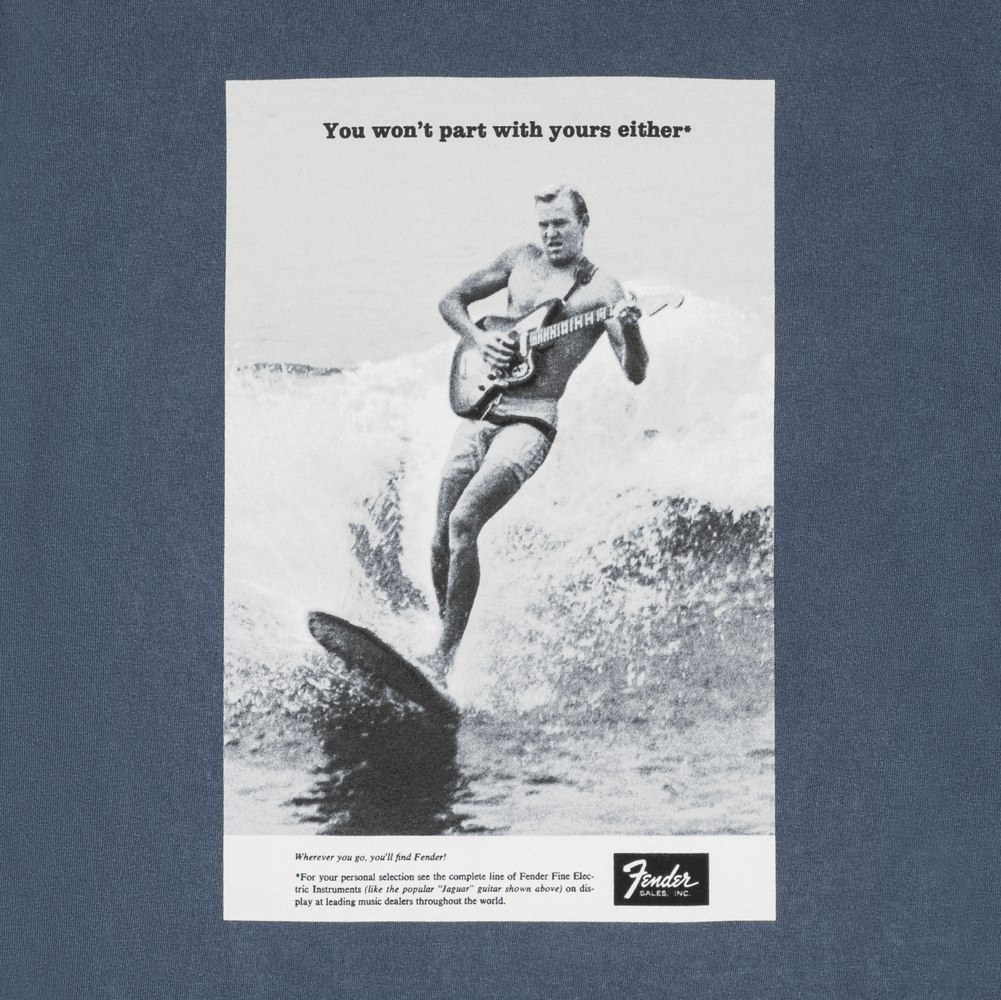 Vintage Ad, Surfer T-Shirt, Ocean