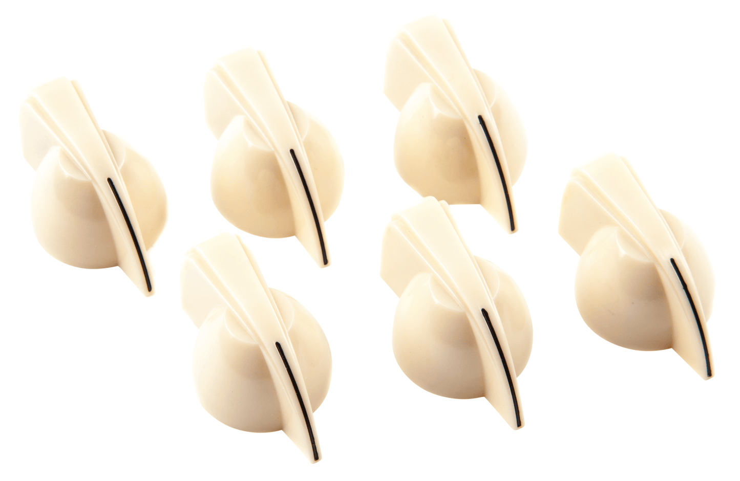 Chicken Head Amplifier Knobs - Cream