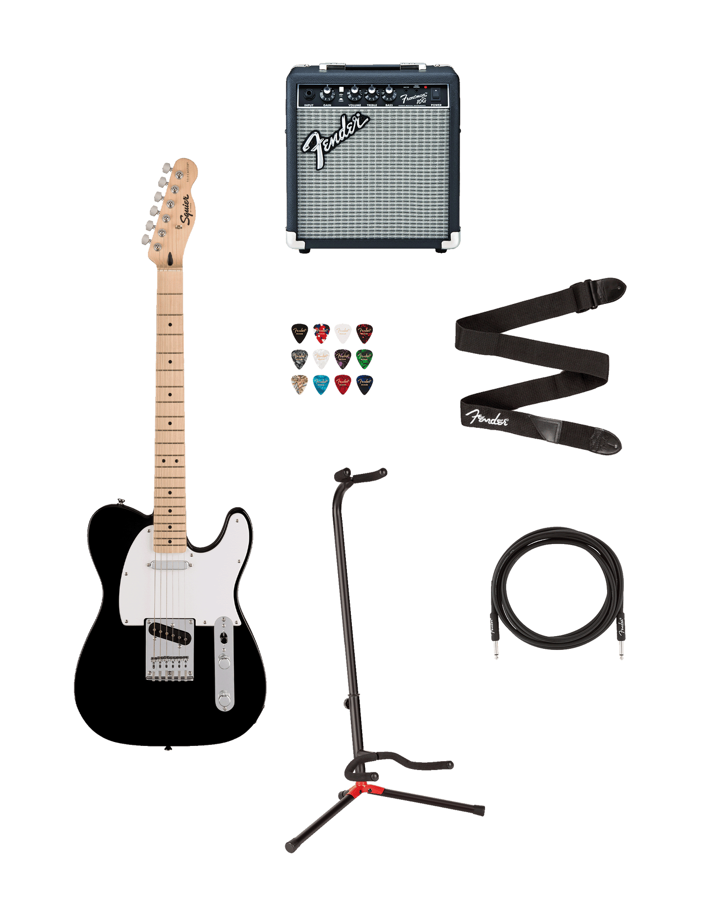 Squier Sonic Telecaster Bundle, Black