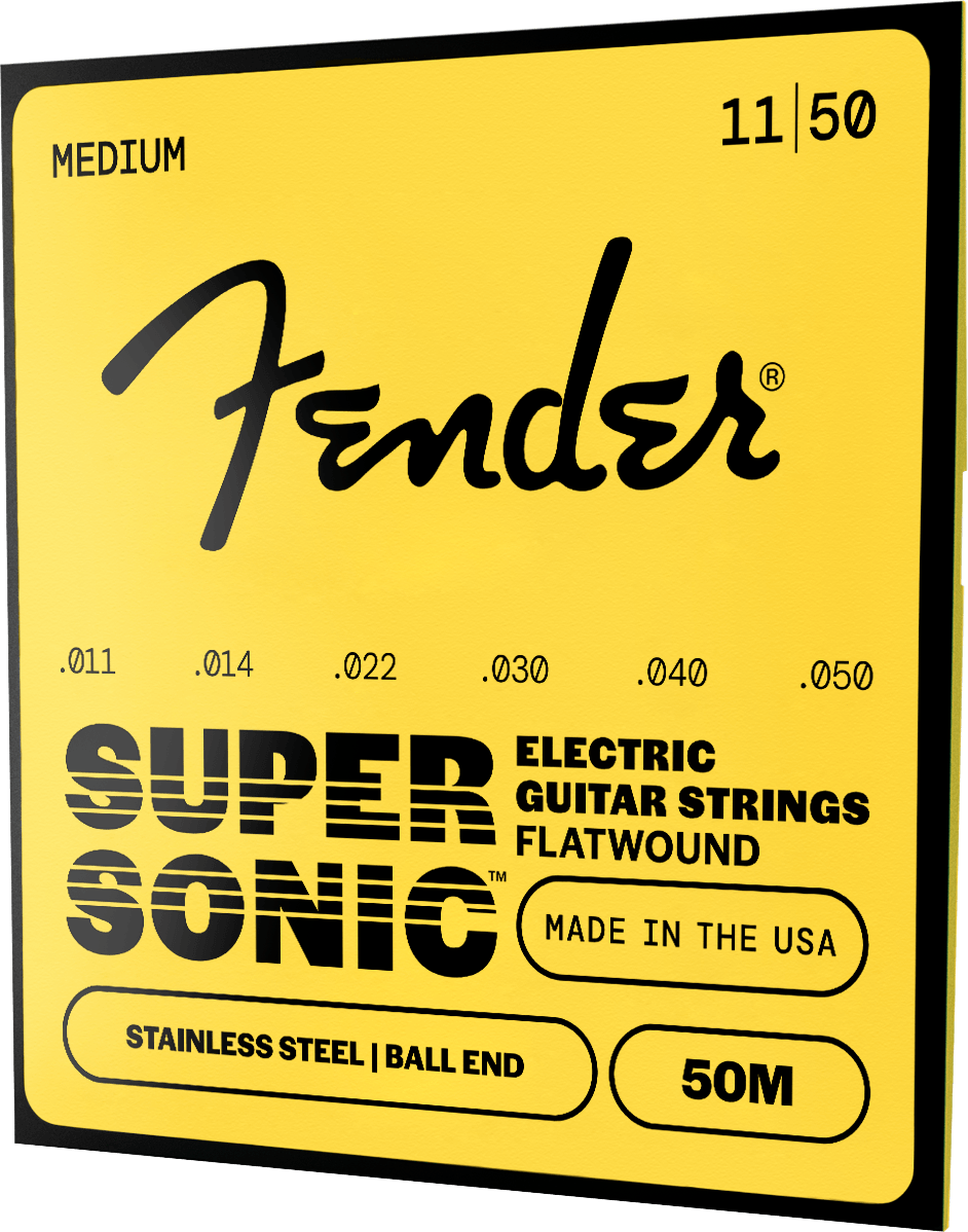 SuperSonic™ 50 Flatwound Stainless Steel Guitar Strings