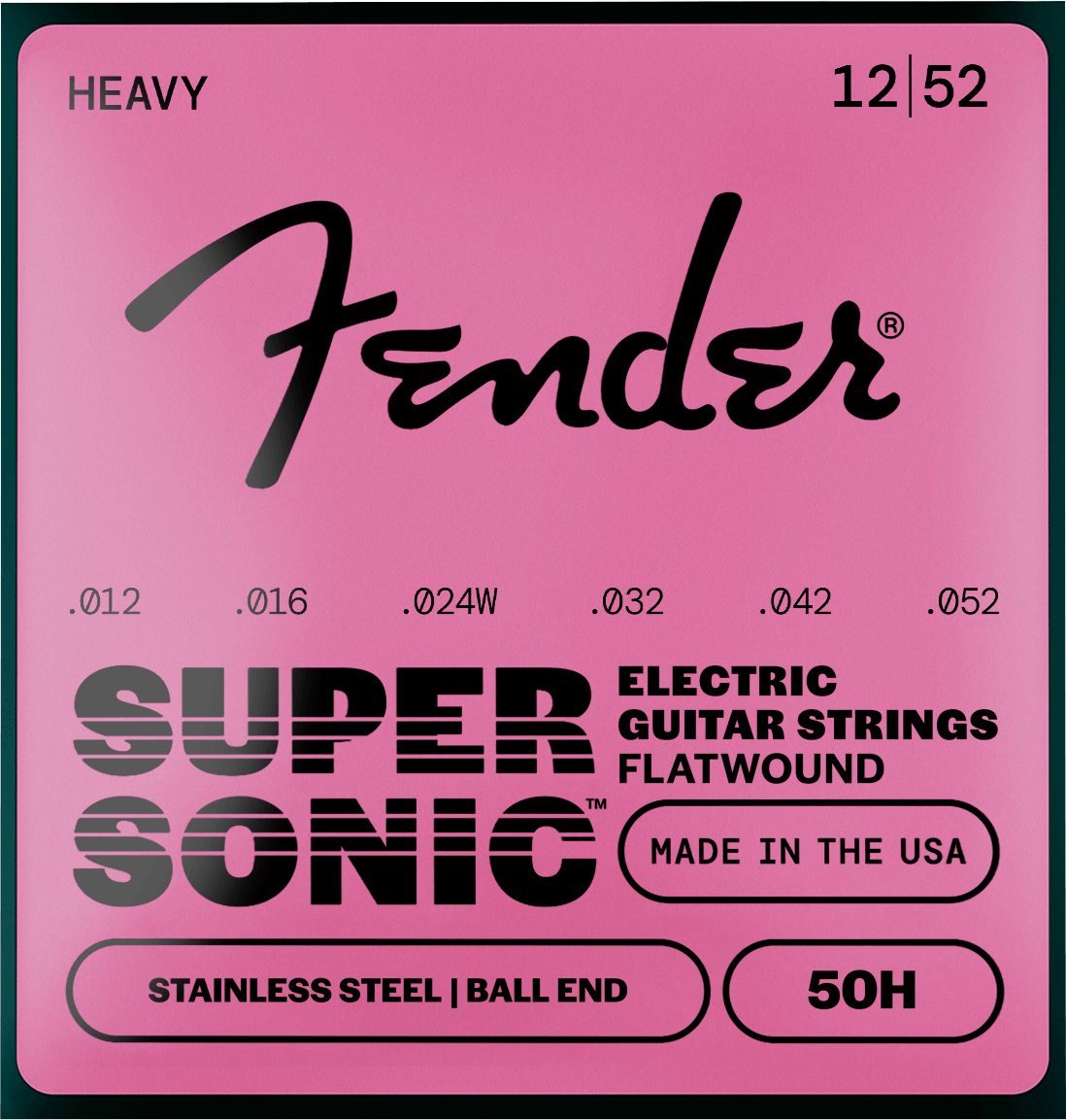 SuperSonic™ 50 Flatwound Stainless Steel Guitar Strings