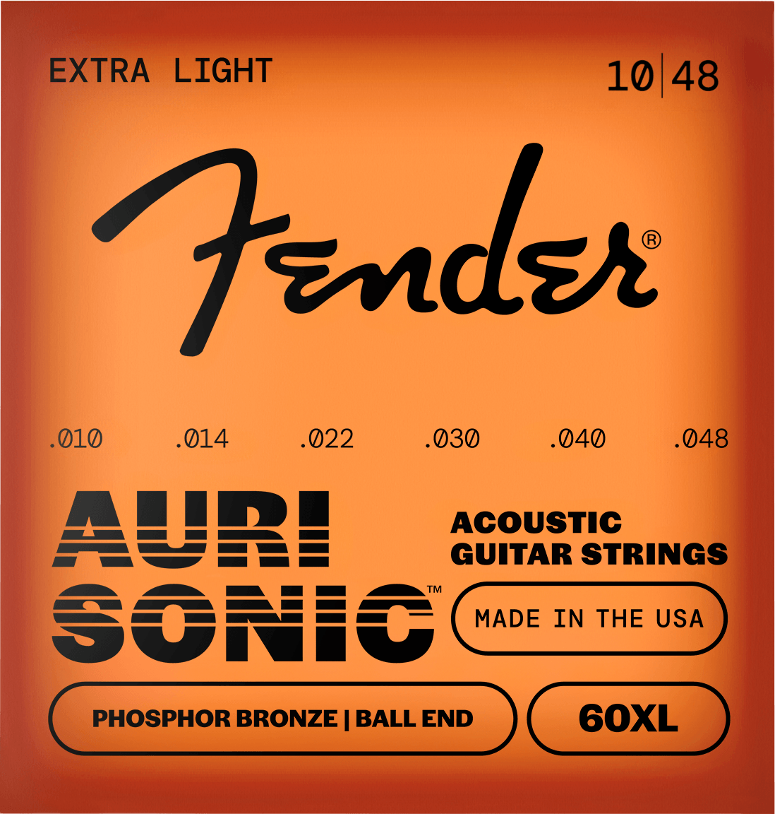AuriSonic™ 60 Phosphor Bronze Acoustic Guitar Strings