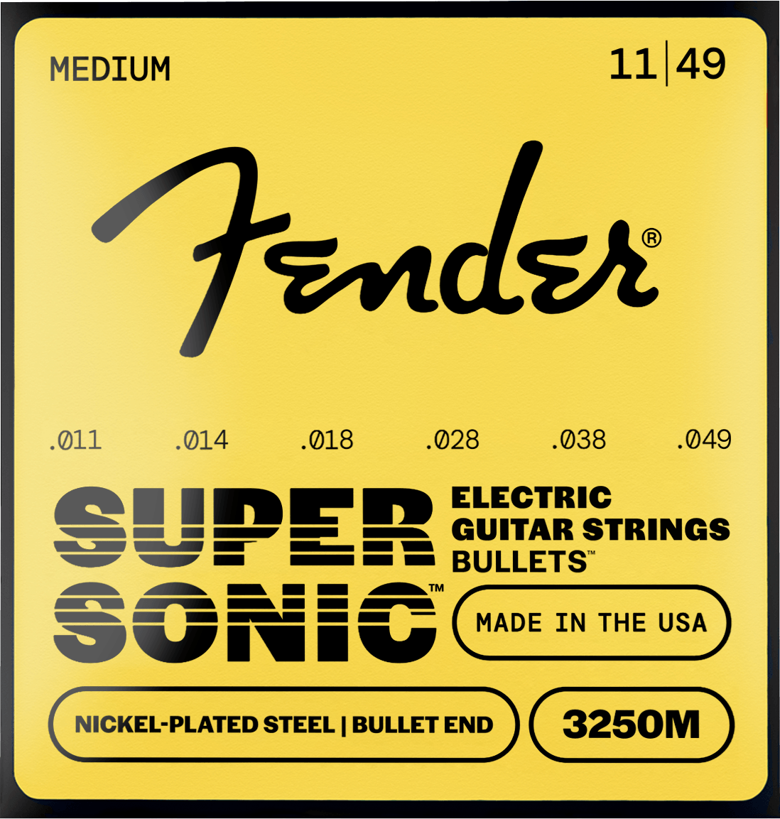 SuperSonic™ Bullets™ 3250 Nickel-Plated Steel Guitar Strings