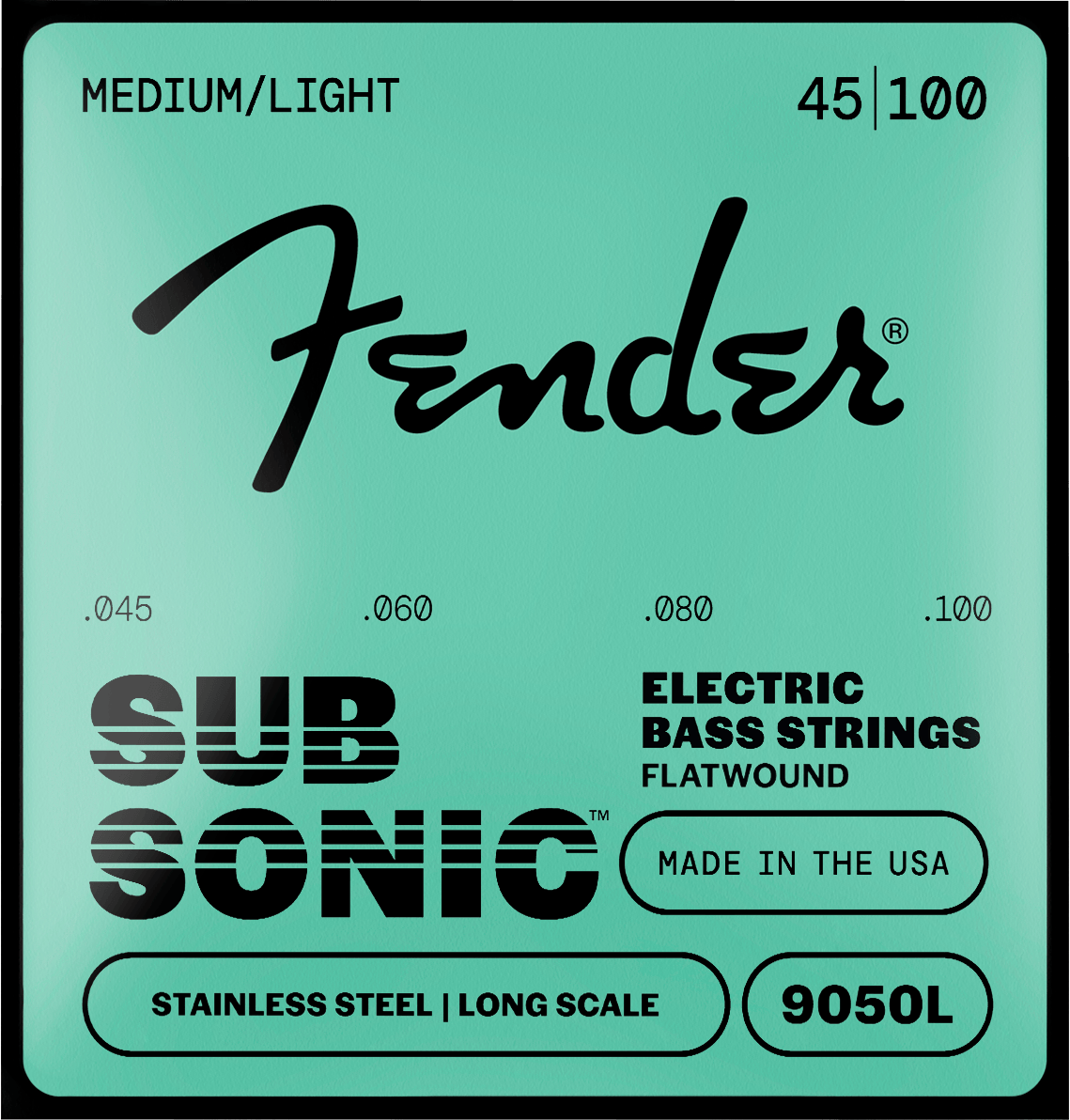SubSonic™ 9050 Flatwound Stainless Steel Bass Strings