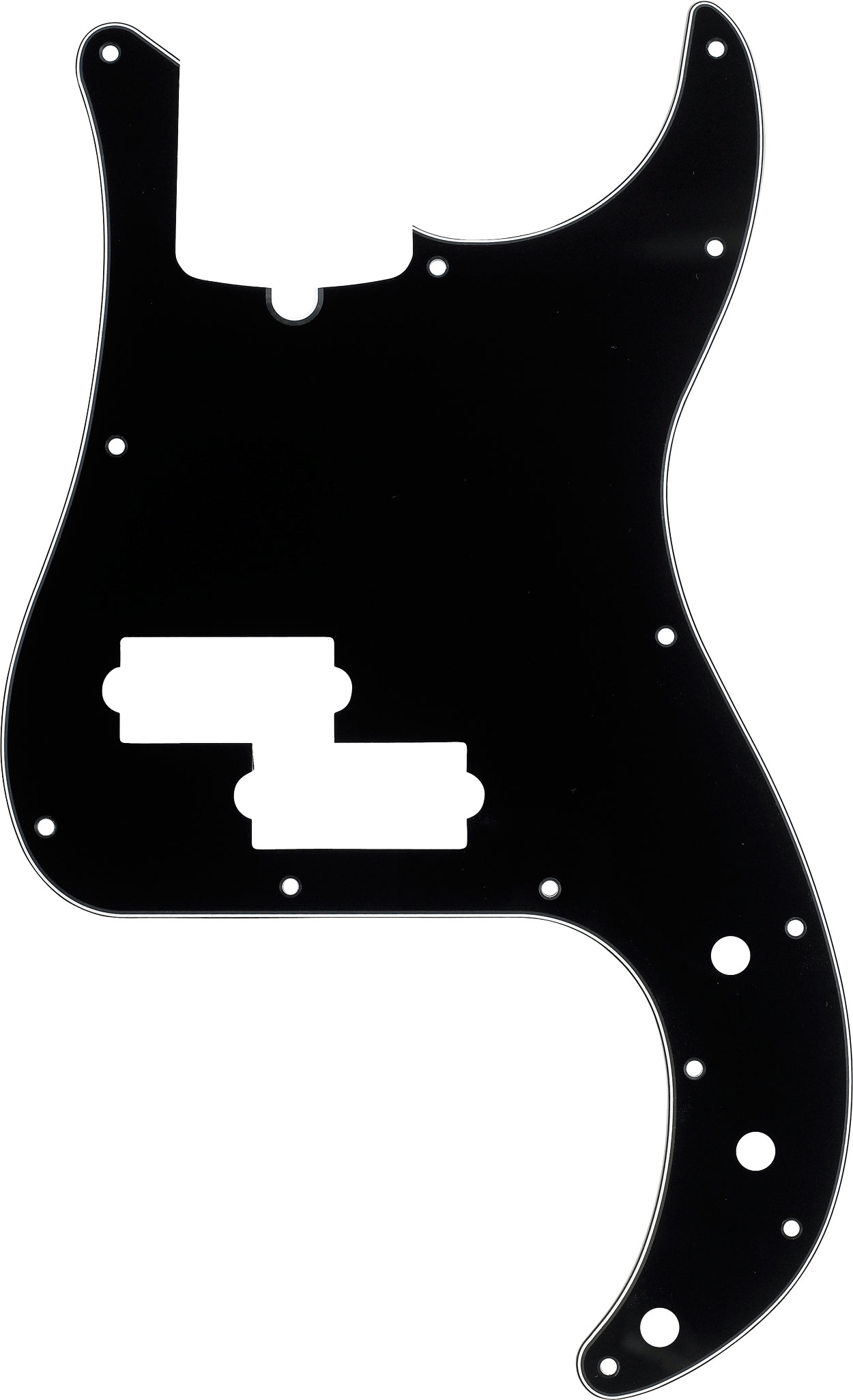 13-Hole Multi-Ply Modern-Style Precision Bass Pickguards