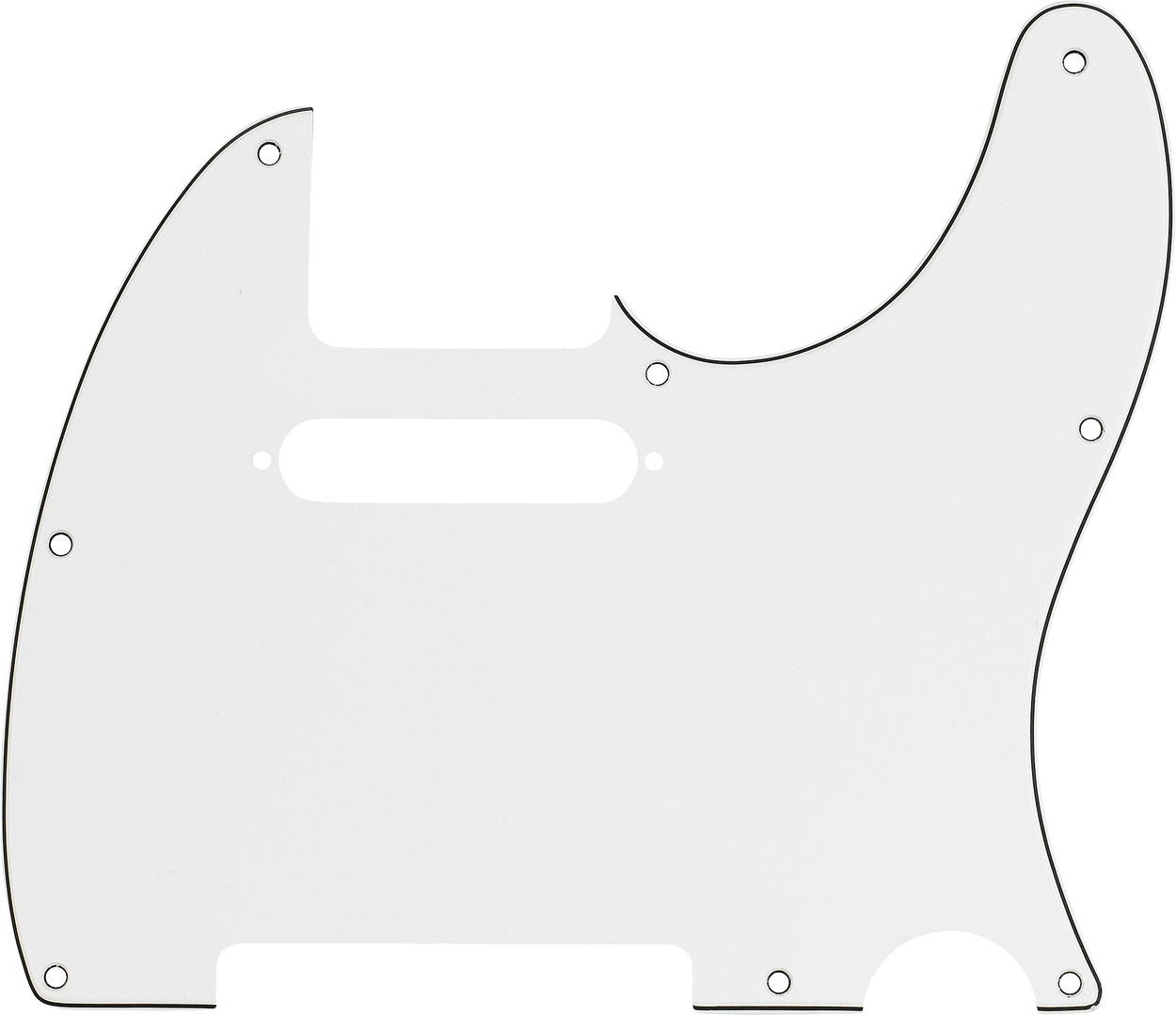 8-Hole Mount Multi-Ply Telecaster Pickguards