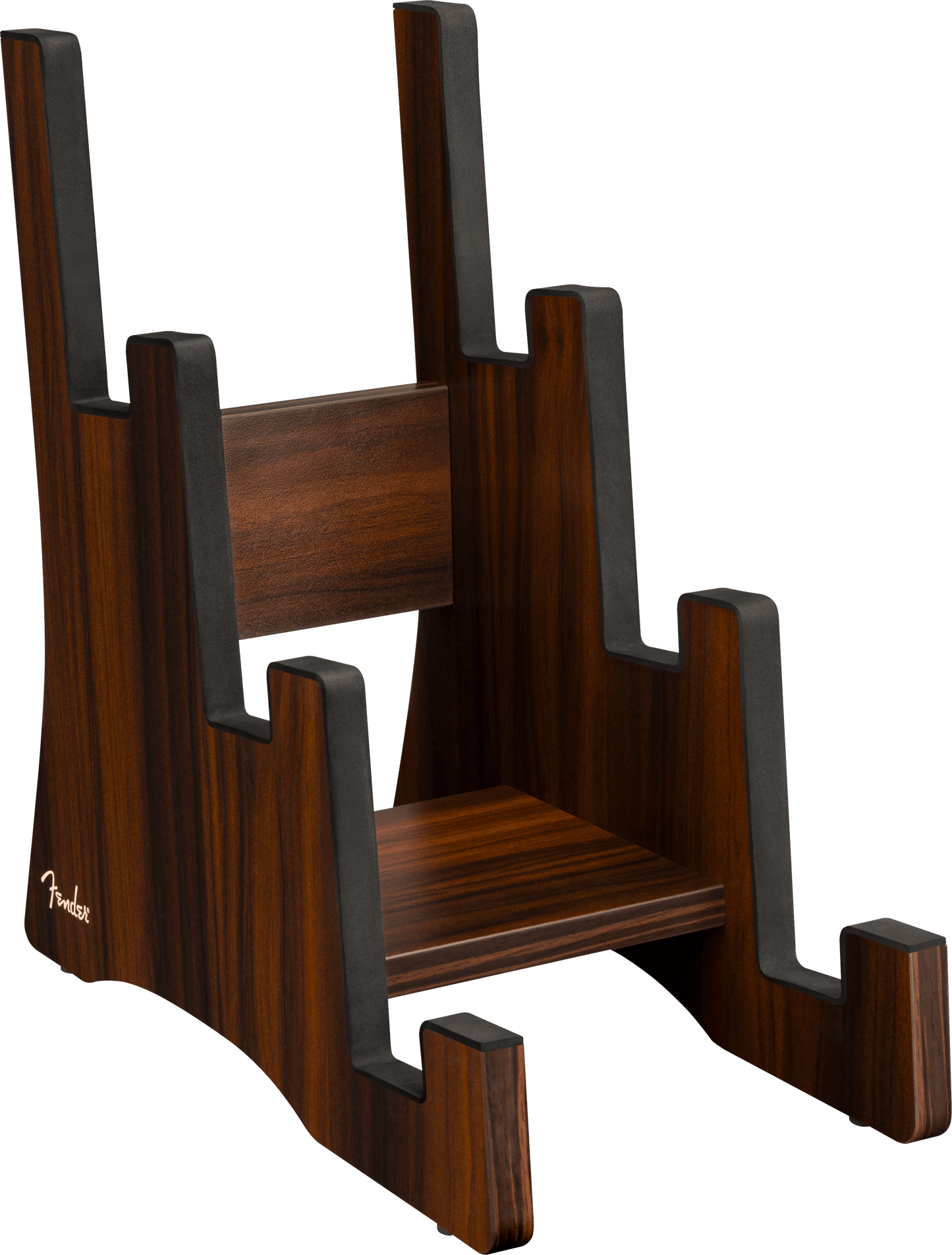 Deluxe Wooden 3-Tier Guitar Stand