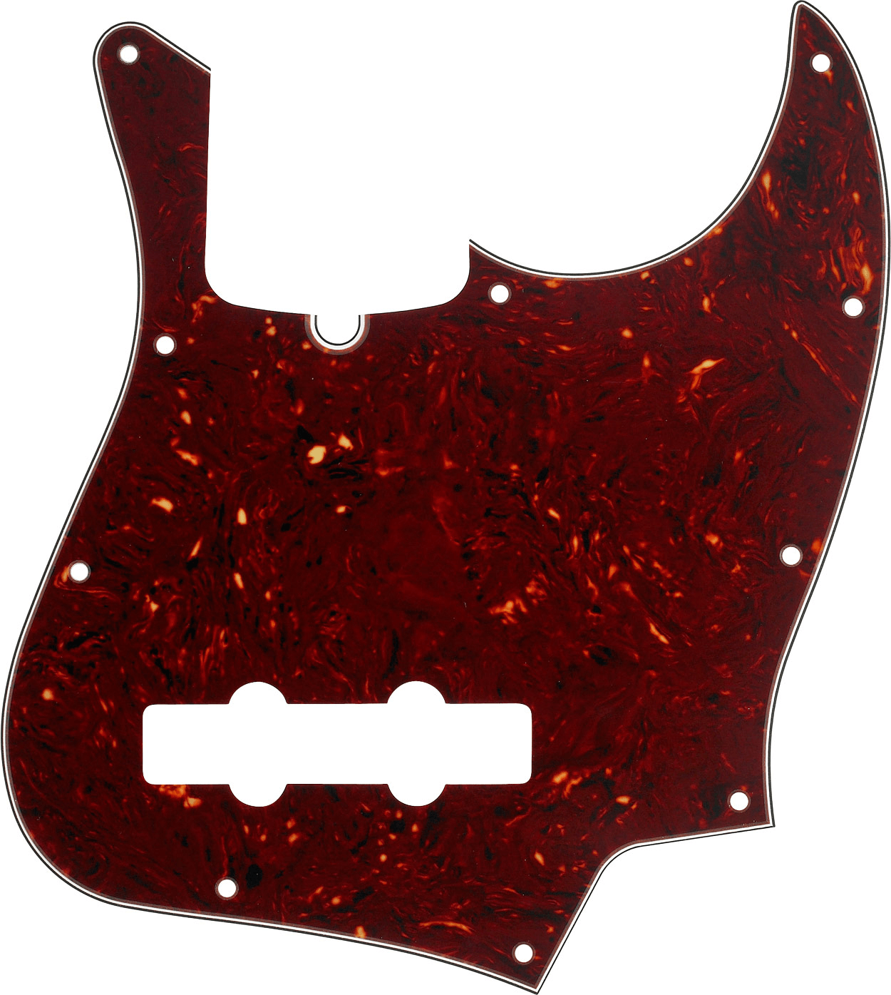 10-Hole Contemporary Jazz Bass Pickguards