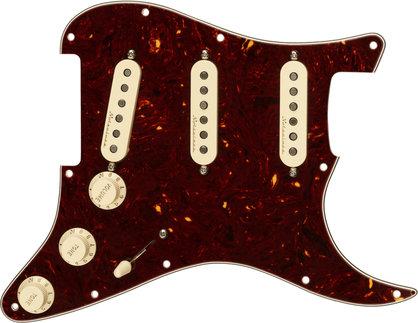 Pre-Wired Strat® Pickguard, Vintage Noiseless SSS