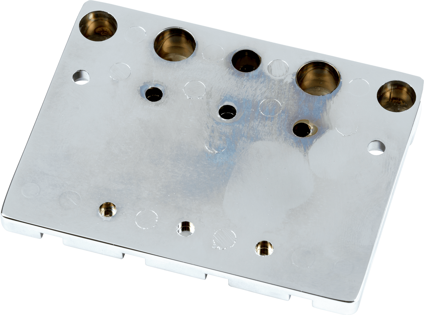 Fender® HiMass™ 4-String Bass Bridge Assembly With Brass Saddles