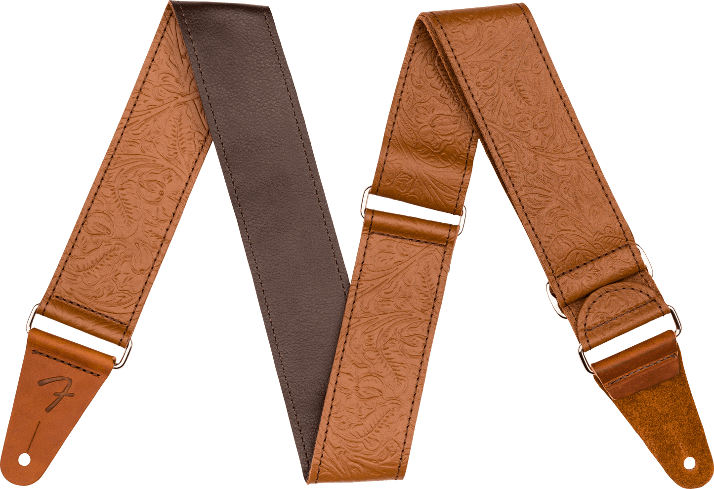 Tooled Leather Guitar Straps