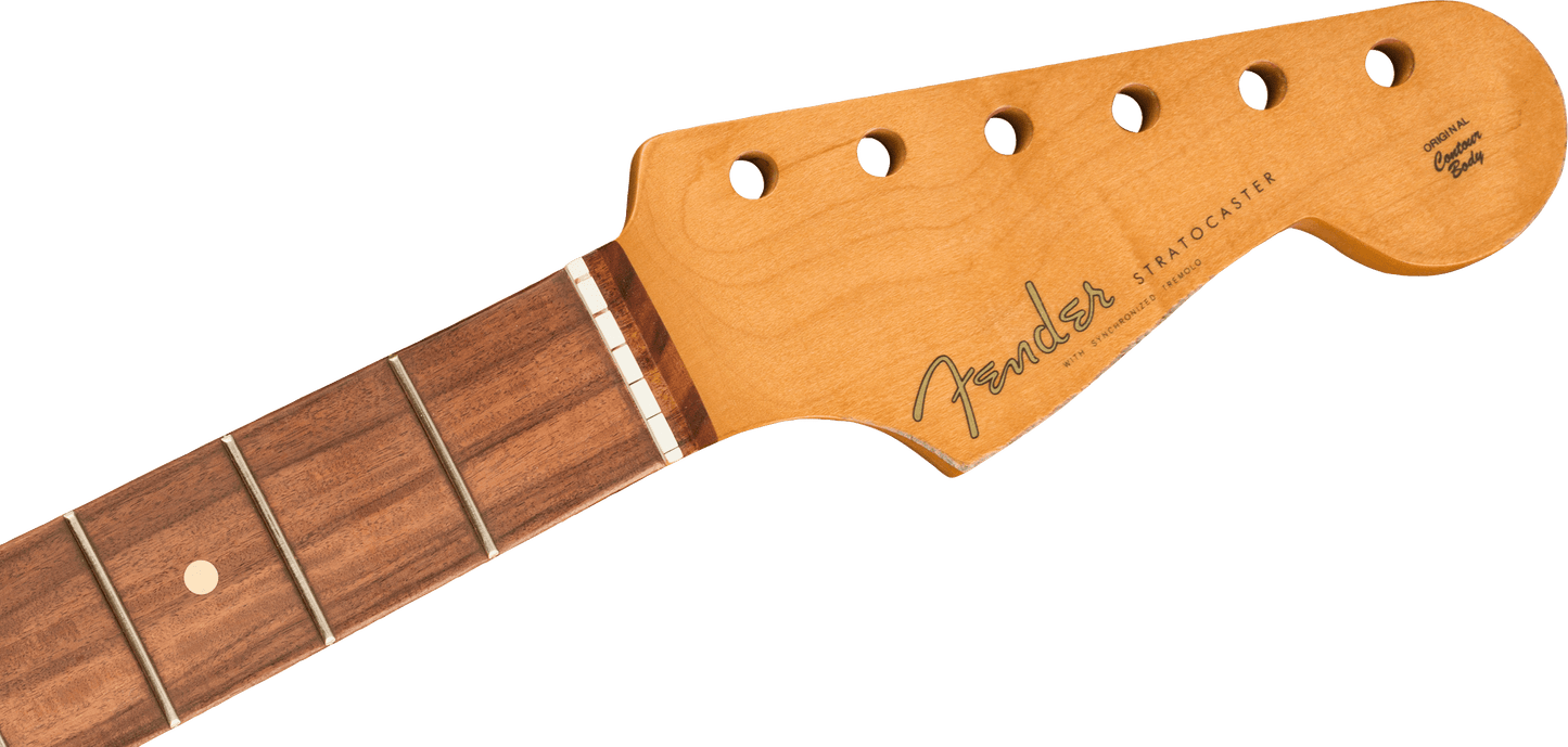 Road Worn® 60's Stratocaster® Neck, 21 Vintage Tall Frets, Pau Ferro, C Shape