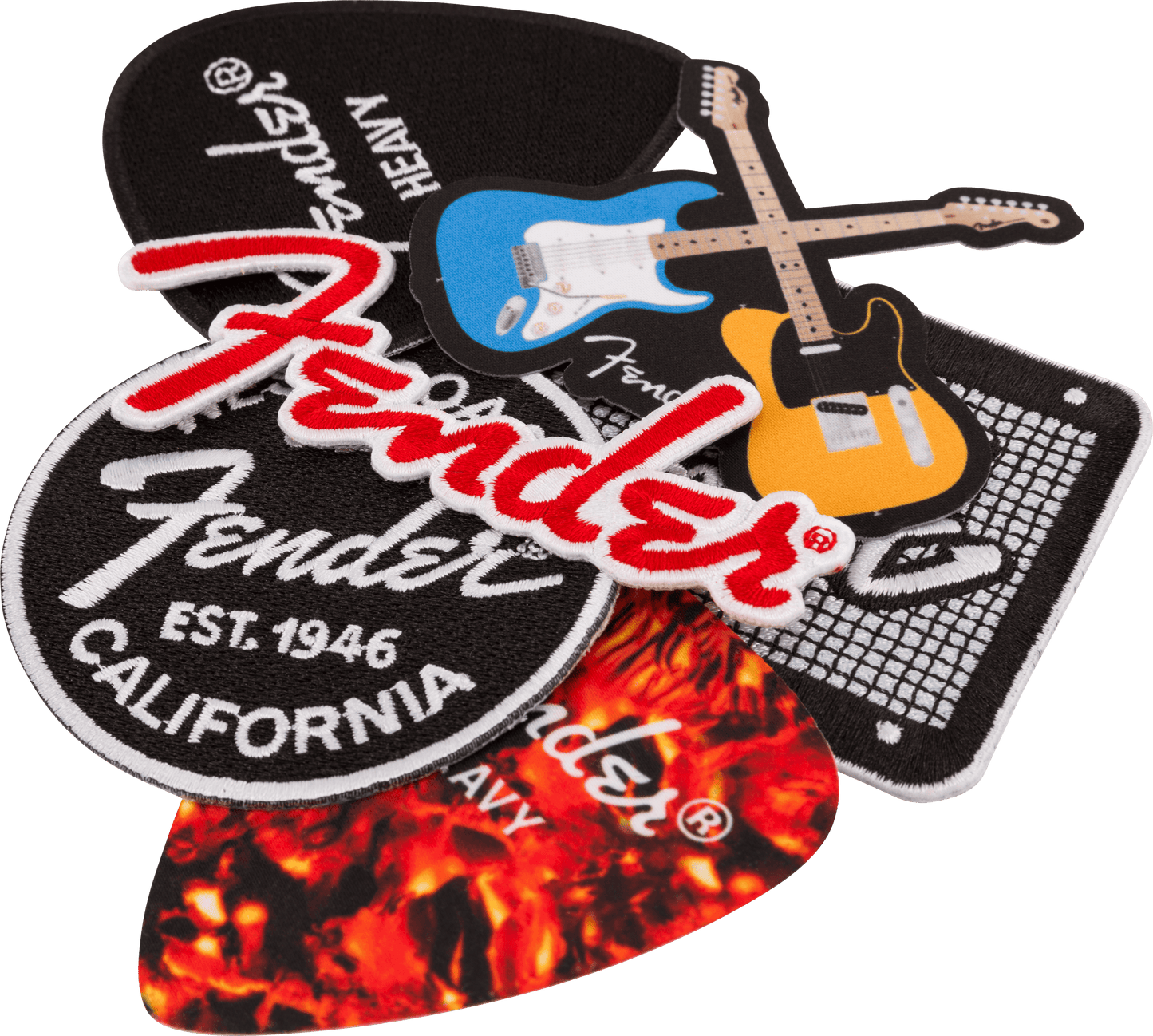 Fender™ Crossed Guitars Patch