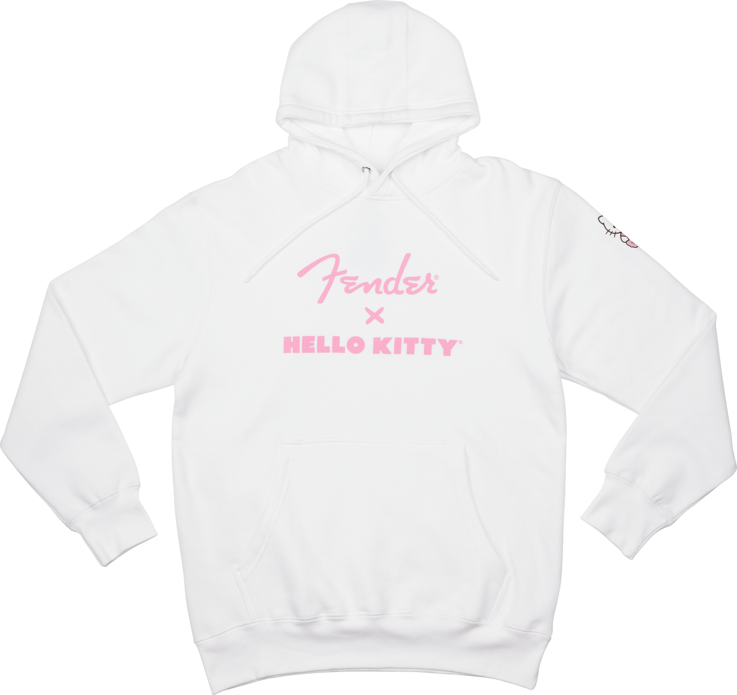 Fender® x Hello Kitty® White Sleeve Logo Hoodie